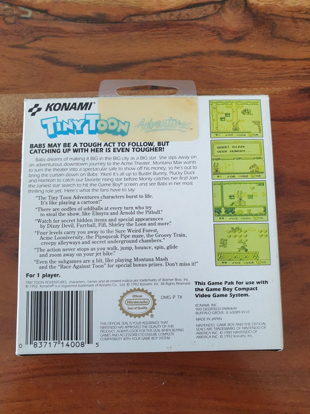 Jeux: Tiny Toon Babs Big Break OVP Gameboy – D'occasion à Rain par Rou_z26r 1