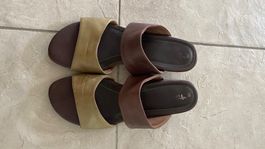 Sommer Tamaris Pantoletten , Leder, Grösse 38