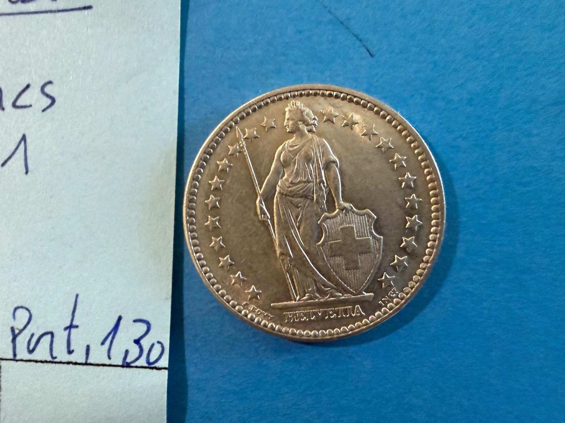 Tutti le monete: SUISSE : 2 FRANCS 1961 - SUPERBE – Usato da genève venduto da GEnumist 2