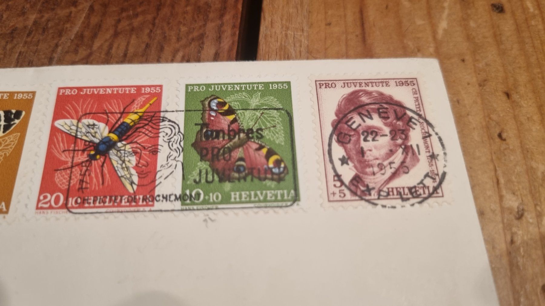 Tutti i francobolli: 1955 FDC Pro Juventute mit Flaggenstempel – Usato da Arni AG venduto da Moth68 1