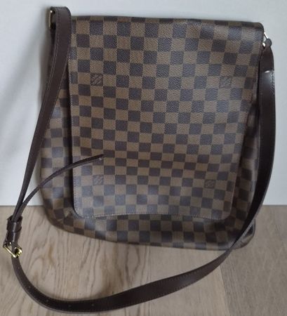Sac LV authentique Musette Salsa Damier Ébène