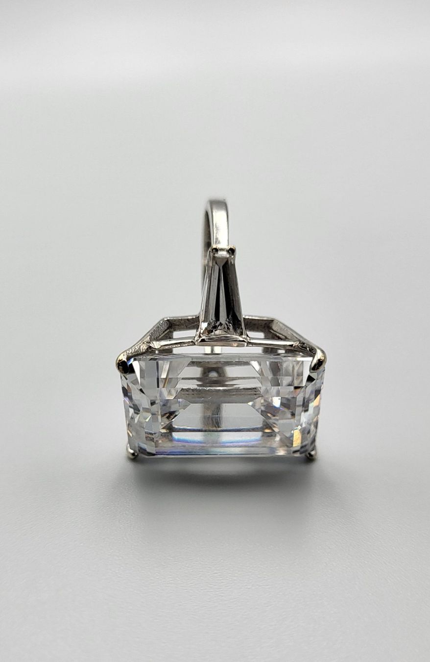 Ringe: Gold 585 Massiv Weiss Ring Mit Steine – Gebraucht aus Wald ZH von Aniade 5