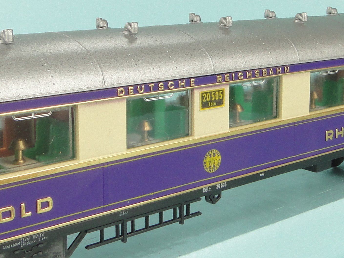 Liliput Modellini di ferrovie: Liliput 822 Rheingold 1 Kl. – Usato da Bülach venduto da cann11 3