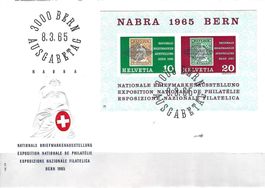 FDC  Viererblock 1965