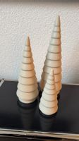 Skandinavisches Keramik Tannenbaum 3er Set in Creme NP 59