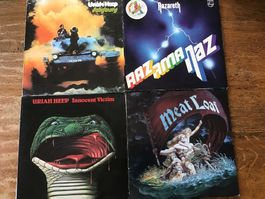 Excellent lot 4 LP hard rock Uriah Heep Nazareth …