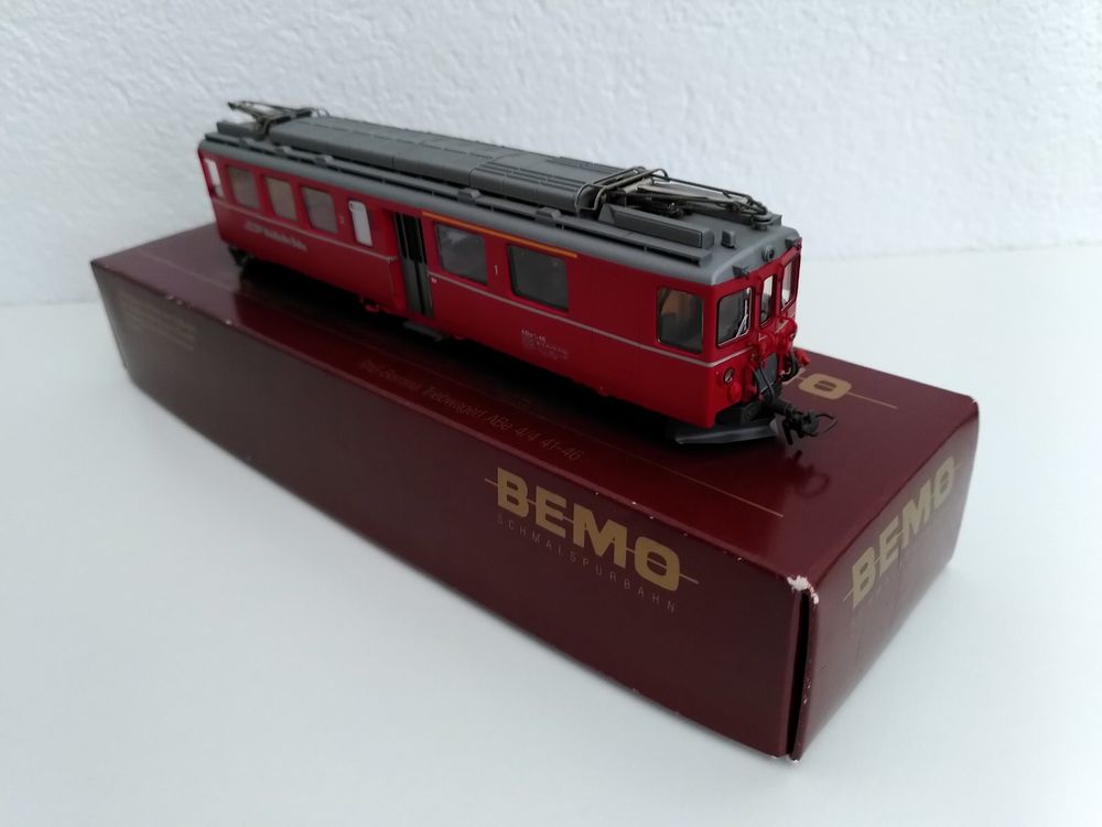 Bemo Modelleisenbahnen: Bemo RhB Bernina-Triebwagen ABe 4/4 46 H0m – Gebraucht aus Bern von Luca099 1