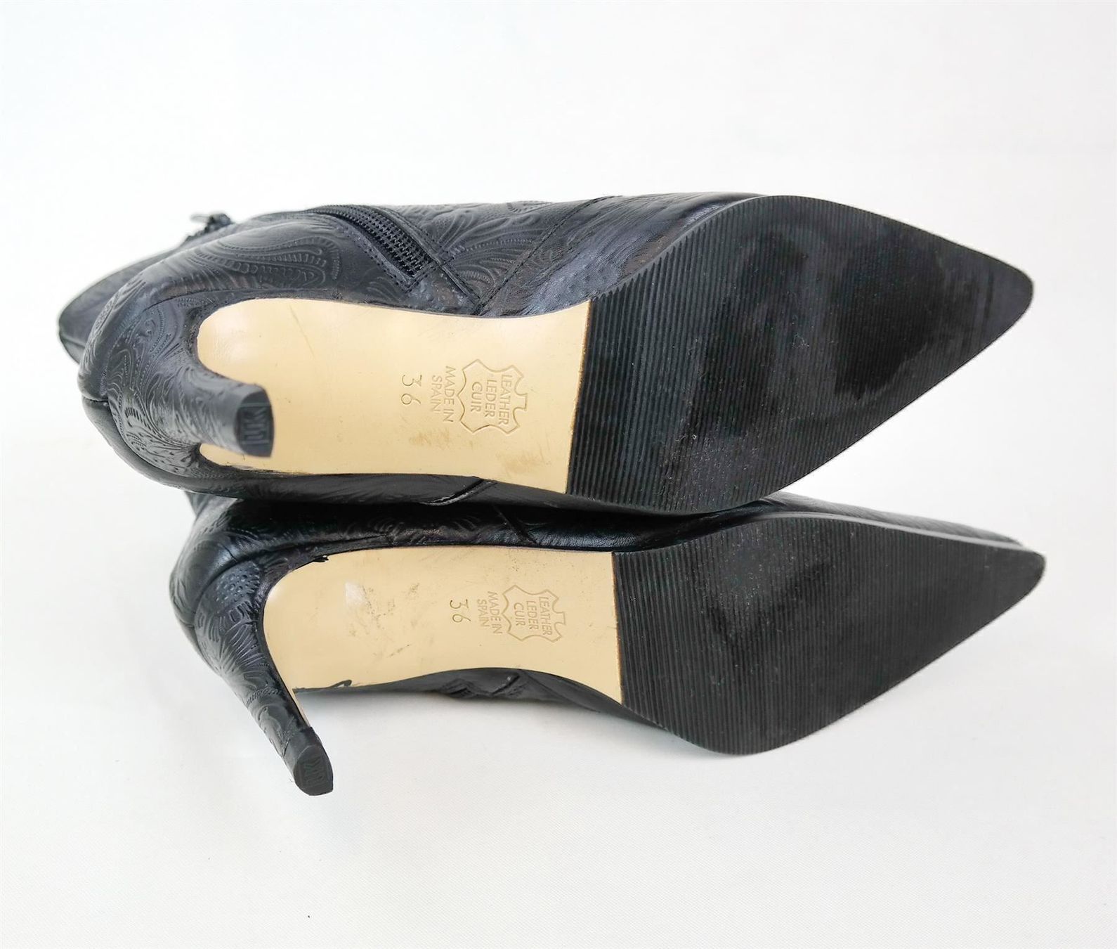 Scarpe da donna: Boston Stiefeletten Leder Pumps schwarz /Gr.36 – Usato da Wohlenschwil venduto da ABC-Vintage 4