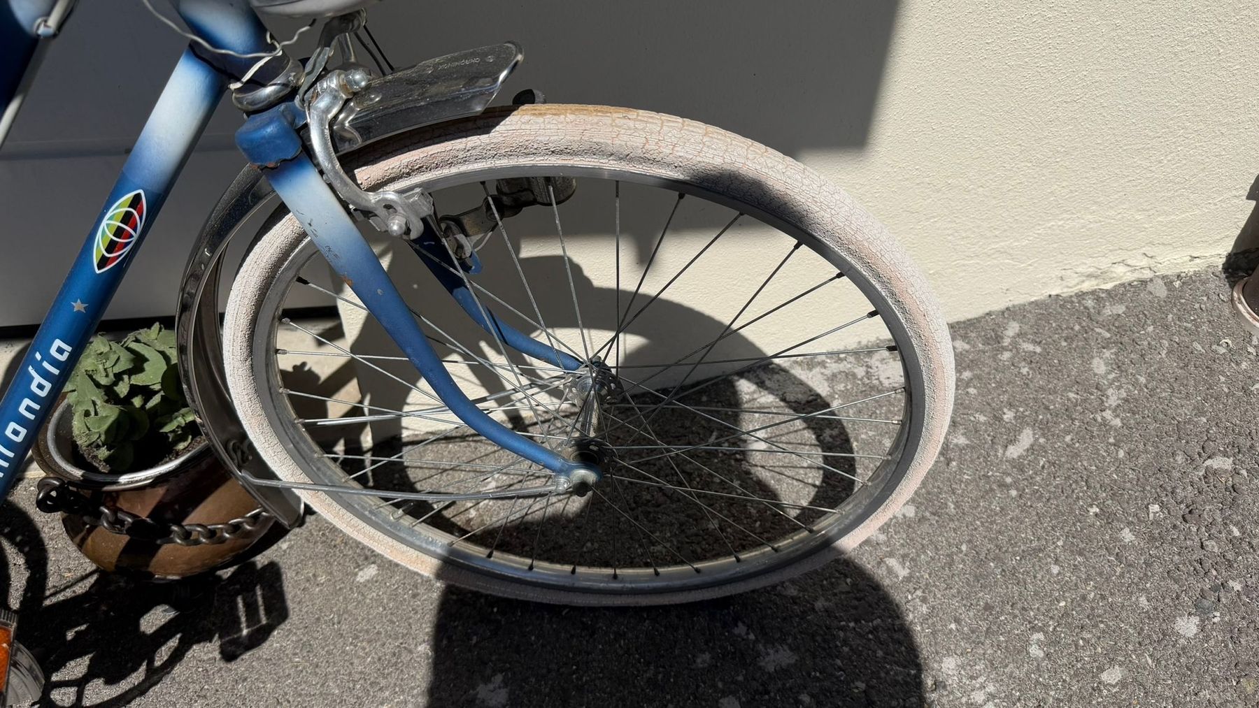 Mondia Velos: Vélo Mondia vintage bleu, à restaurer – Defekt aus Collonges von 2D_Collector 4