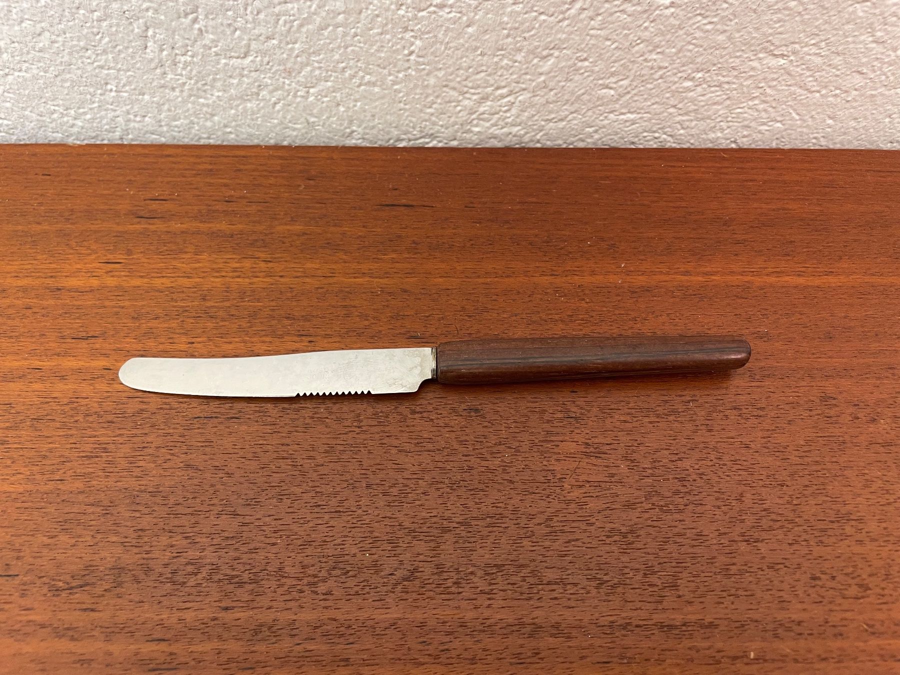Solingen Set di posate: Vintage Buttermesser Set Palisander mit Halter Messer Set – Usato da Zürich venduto da Vintagewiesel 5