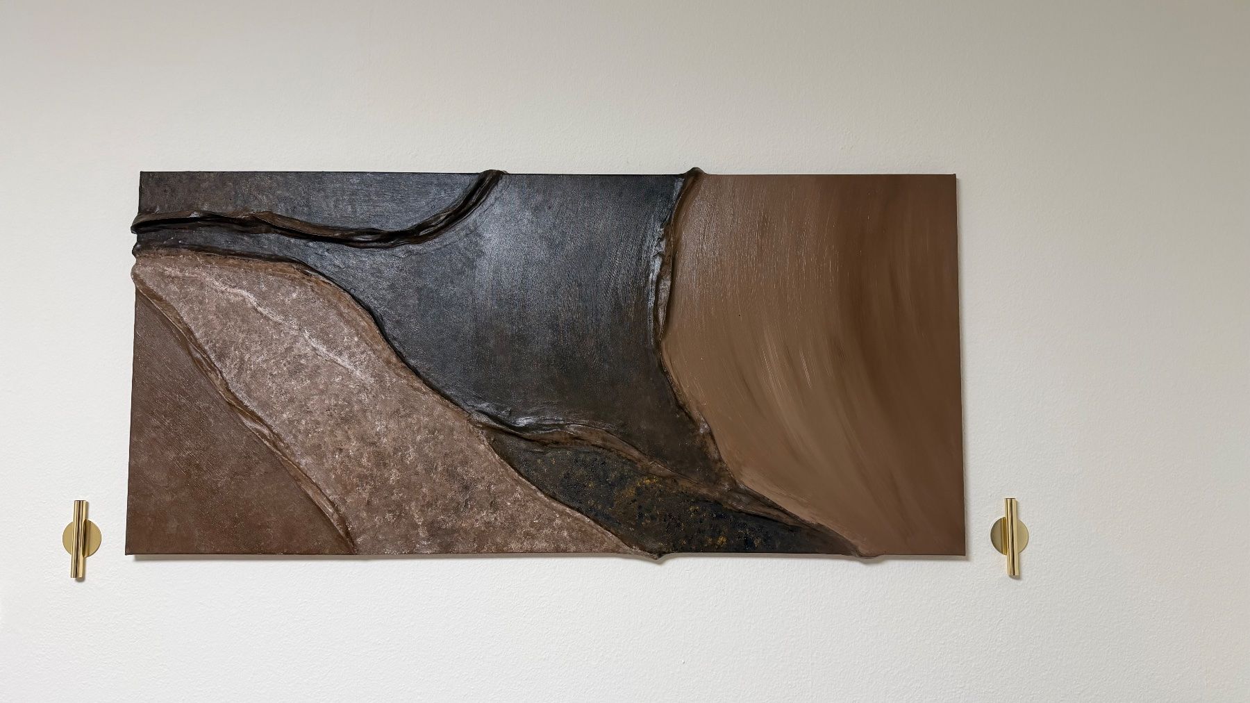 Foto & Immagini: Einzigartiges Relief-Wandbild Erdtöne - Modernes Design E... – Nuovo e nell'imballaggio originale da Basel venduto da rut_b5zr 4