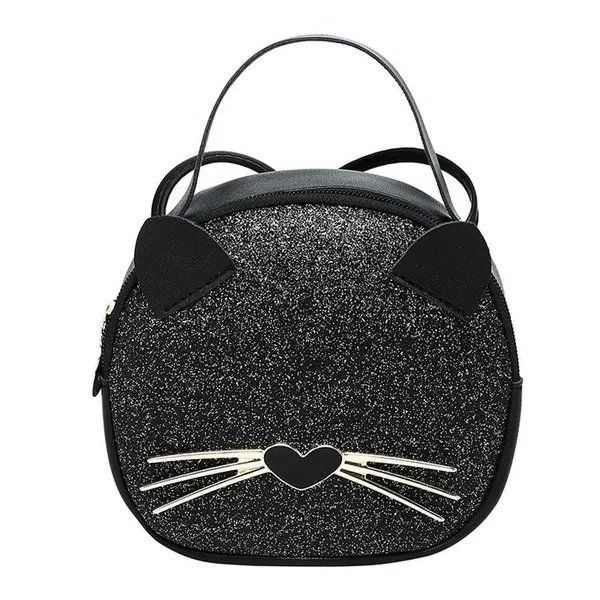 Borse da donna: Katzenhandtasche schwarz glitzernd – Nuovo e nell'imballaggio originale da Castiel venduto da MonaLisa57