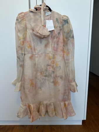 Zimmermann Crush Flower Mini Dress size 0 new