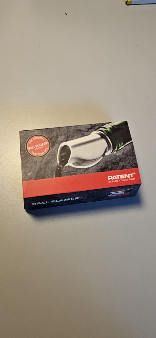 Apribottiglie & Tappi per chiusura: Patent Weinstopper "Ball Pourer" Ausgiesser – Nuovo e nell'imballaggio originale da Belp venduto da Ginus85