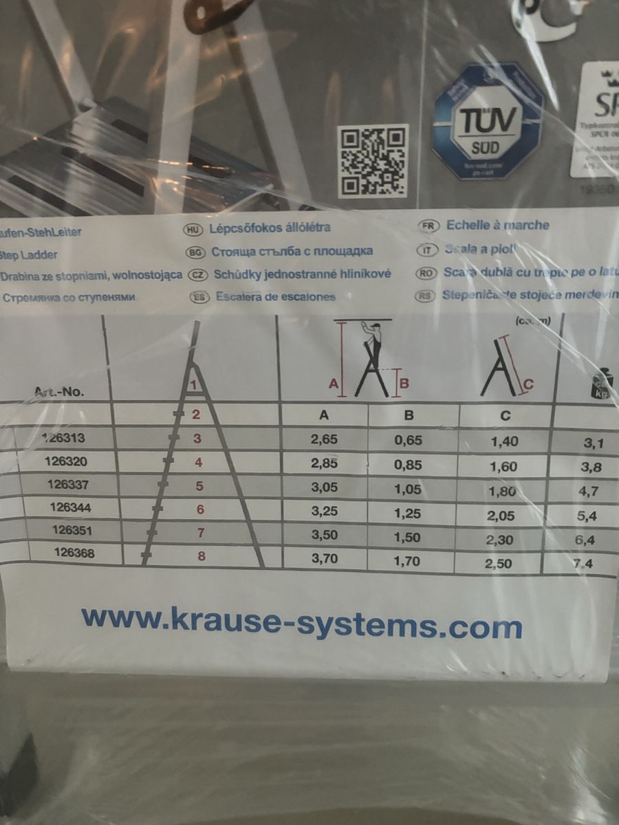 Krause Scale: Leiter – Nuovo e nell'imballaggio originale da Fruthwilen venduto da Joy111 1