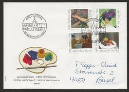 1986  Brief Bundesfeier, 1. August,  LIESTAL
