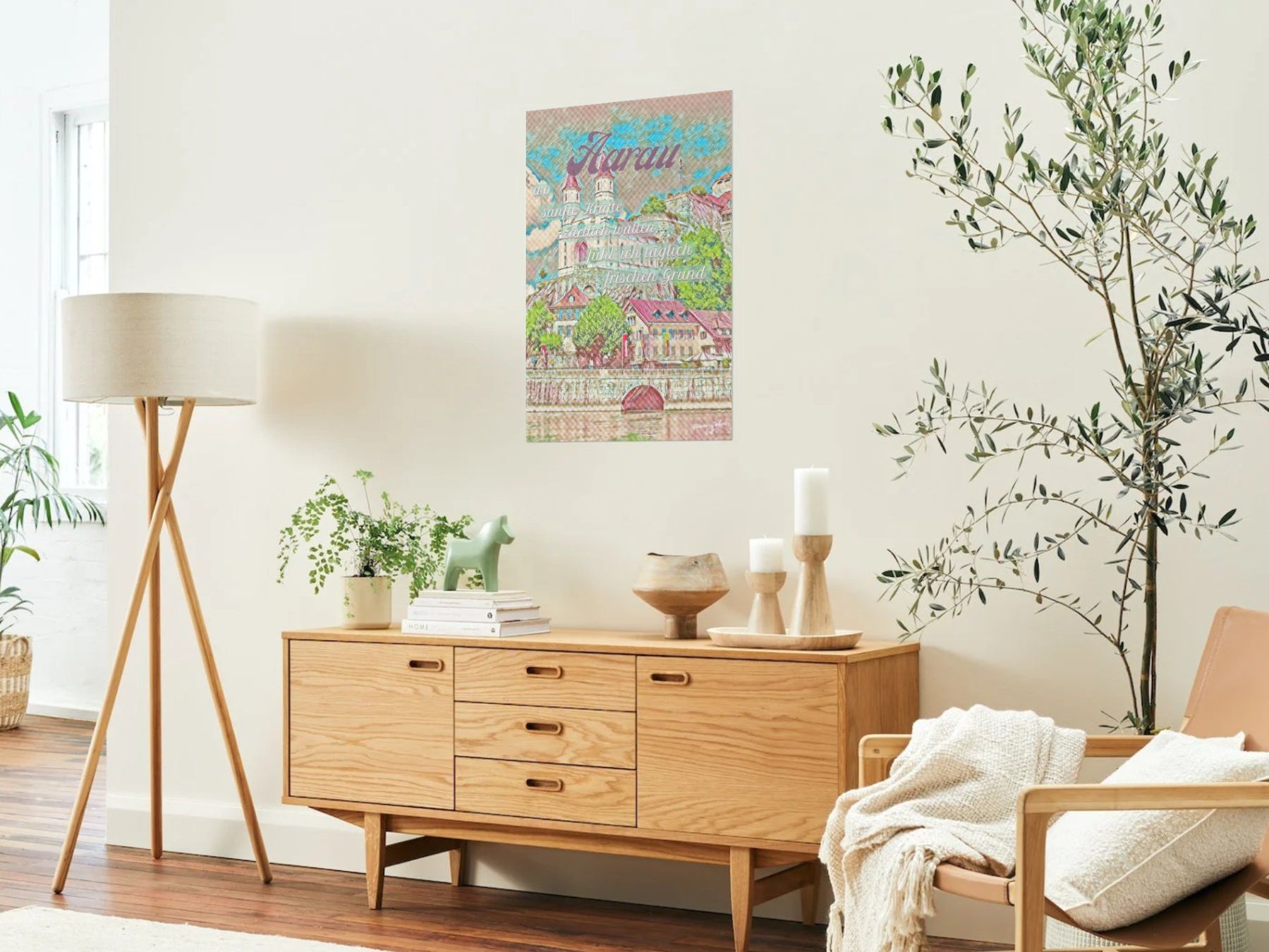 Poster & Bilder: Poster: Aarau. Schweiz. Gib deiner Heimat ein Zuhause. – Neu und originalverpackt aus Zürich von Posterrama 2