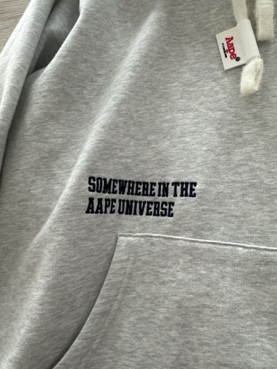 Maglioni & Felpe: Sweat à capuche Aape by A Bathing Ape, gris, taille L – Nuovo (secondo la descrizione) da Moutier venduto da francisco20 2