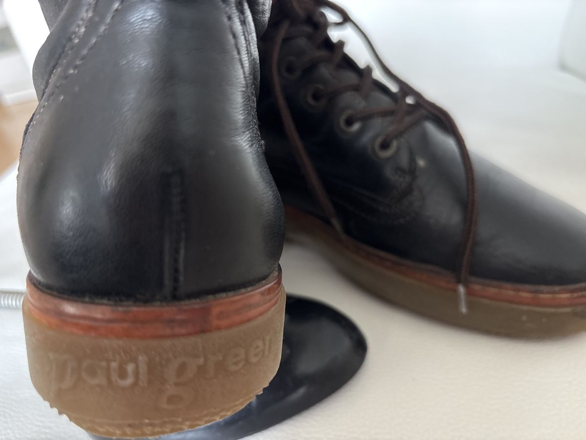 Paul Green Scarpe da donna: Schwarze Paul Green Winter Boots,  gr.5 – Usato da langenthal venduto da rundholz7 5