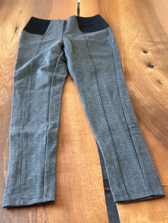 Graue Damen Stoffhose mit Bund, Grösse 38, Top Zustand!