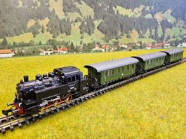 Roco 21017 __  Dampflok Personenzug _ Starterpackung OPV _ N