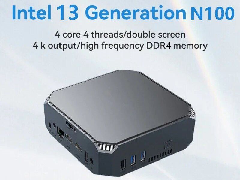 Mini PC Intel N100 WiFi5 computer 512GB Gaming-Desktop (Neu und ...
