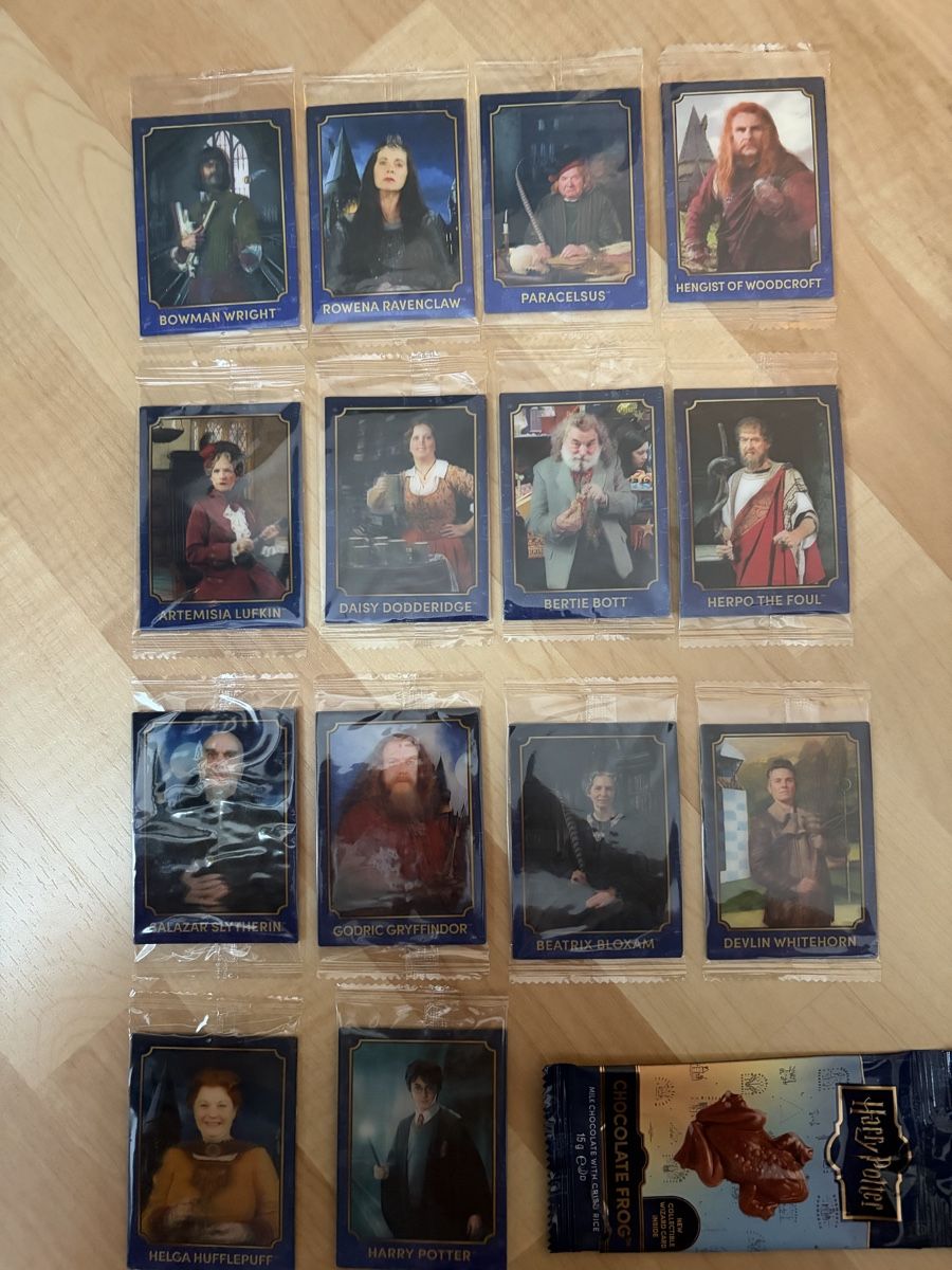 Sammelbilder & Trading cards: Harry Potter Schoggy Frog Karten Sammlung Lenticular – Neu (gemäss Beschreibung) aus Galgenen von Miachelle 1