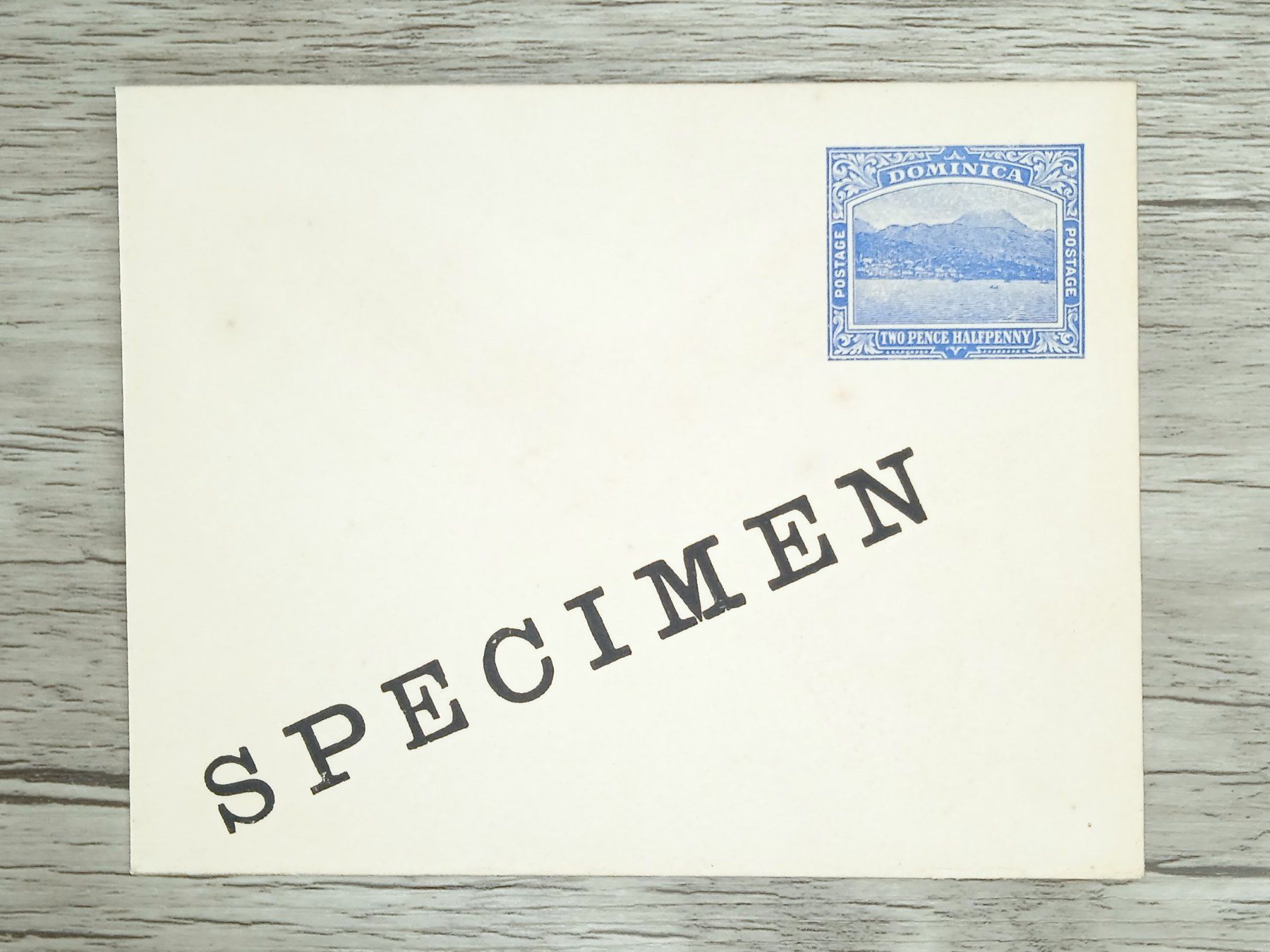 Tutti i francobolli: TR102 Enveloppe + Timbre Dominica / Specimen – Usato da Cousset venduto da Patrick_Collections