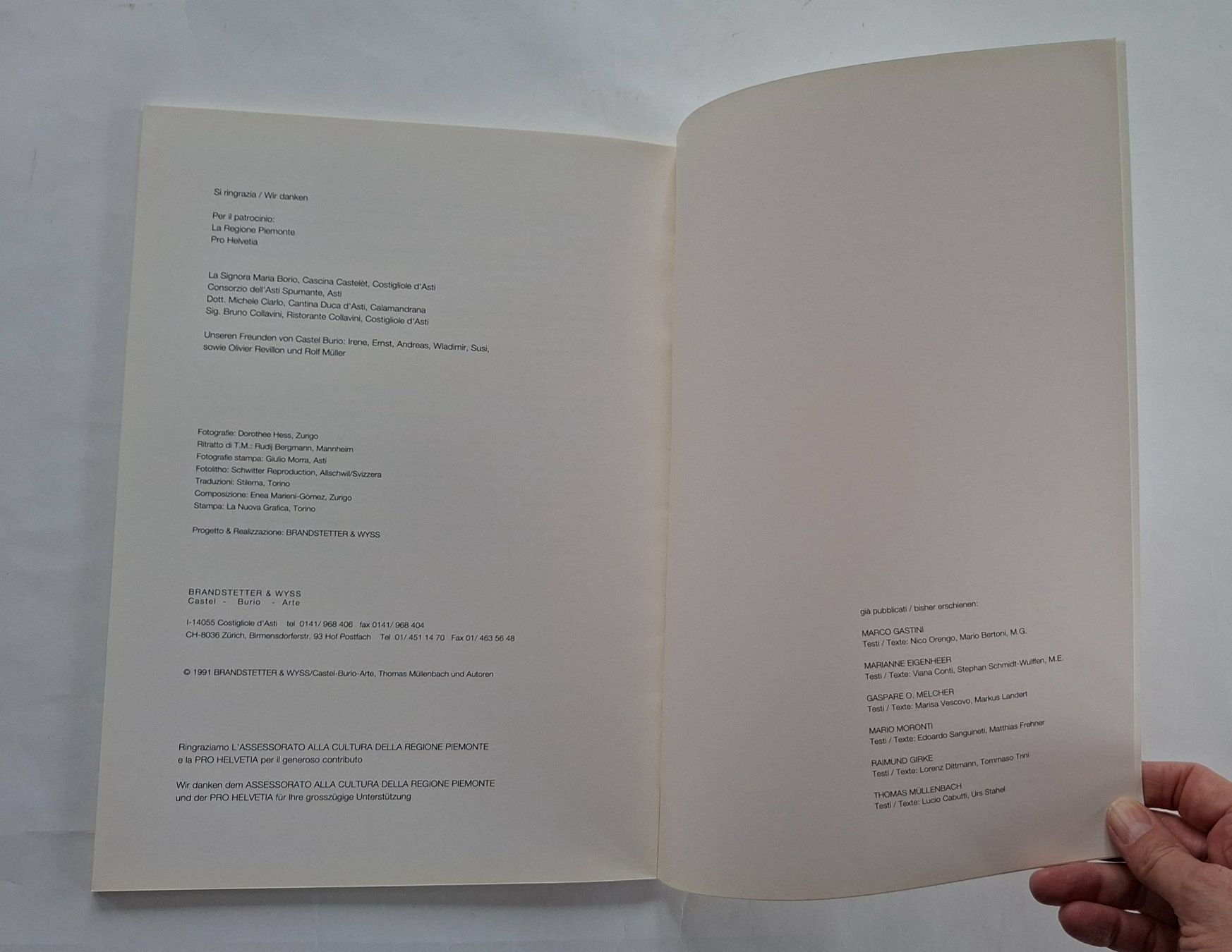 Libri: Thomas Müllenbach - Kunstbuch – Usato da Opfikon venduto da Diversamente 2