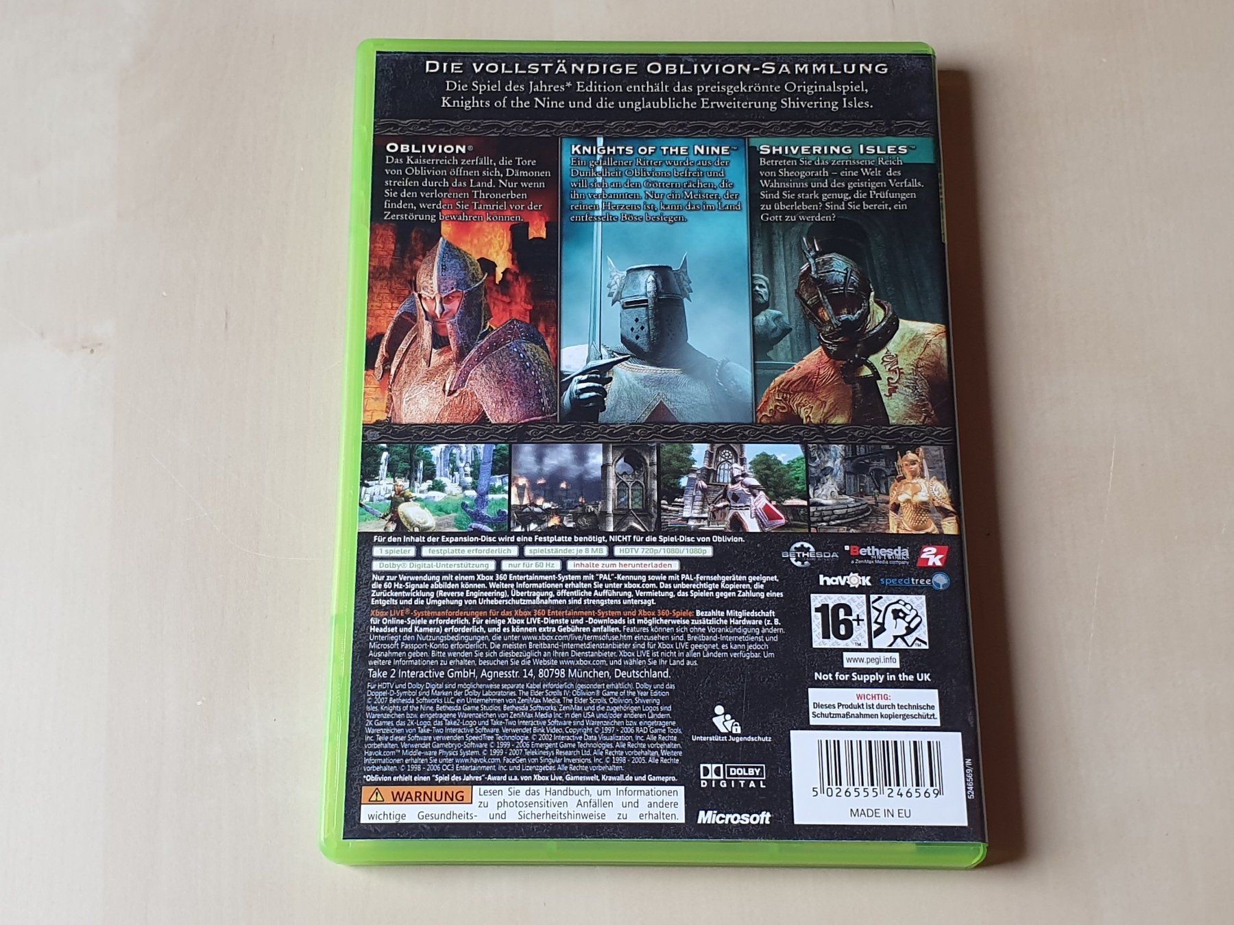 Microsoft Giochi: Elder Scrolls IV Oblivion Spiel des Jahres – Usato da Stansstad venduto da collectorsshop 1