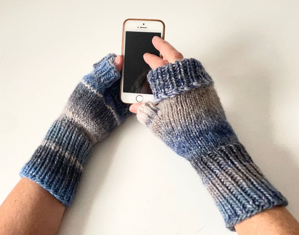 LJCZKA Damen Armstulpen Y2K - Fingerlose Handschuhe Mit Daumenloch, 40cm