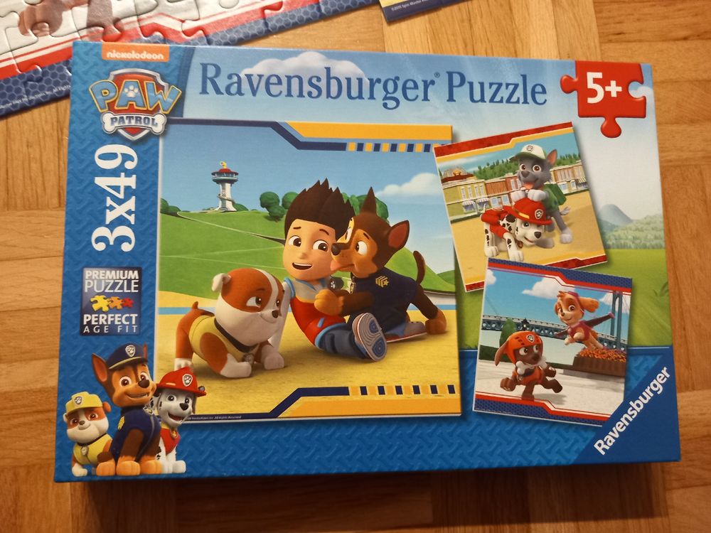 Ravensburger Puzzle Paw Patrol 3x49 Neuwertig | Kaufen auf Ricardo
