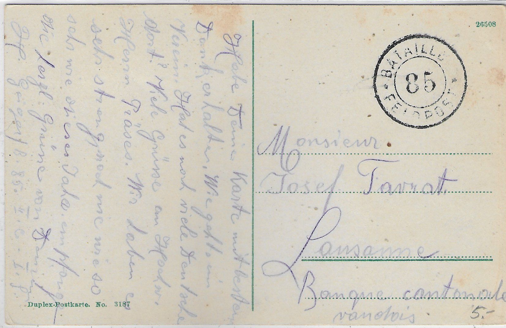 Cartoline postali: Bern - Dudelsackpfeiffer-Brunnen - Litho – Usato da Ettingen venduto da Kartenplanet 1