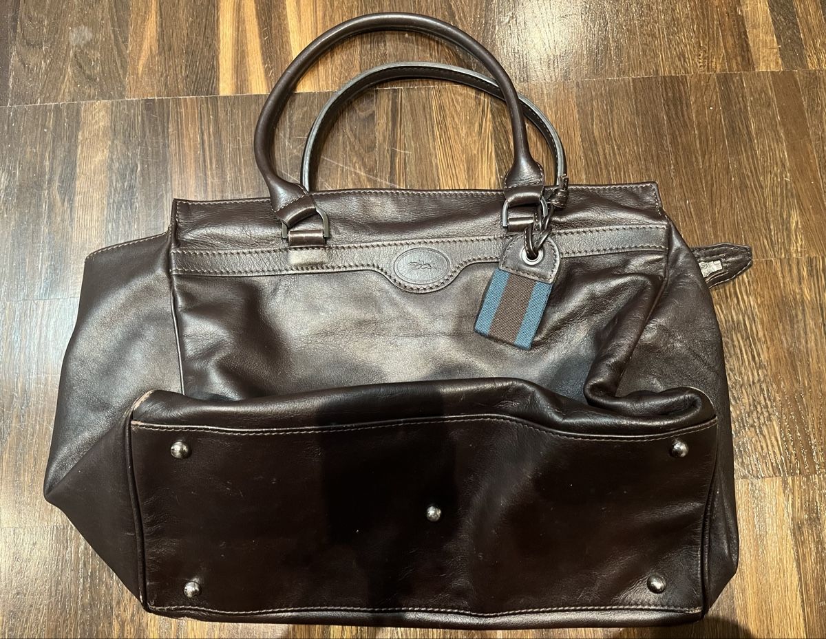 Longchamp Taschen: Vintage Longchamp Lederhandtasche – Gebraucht aus Uster von Luna.R 1