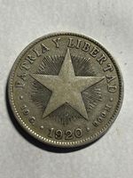 (63) 40 Centavos, Kuba 1920