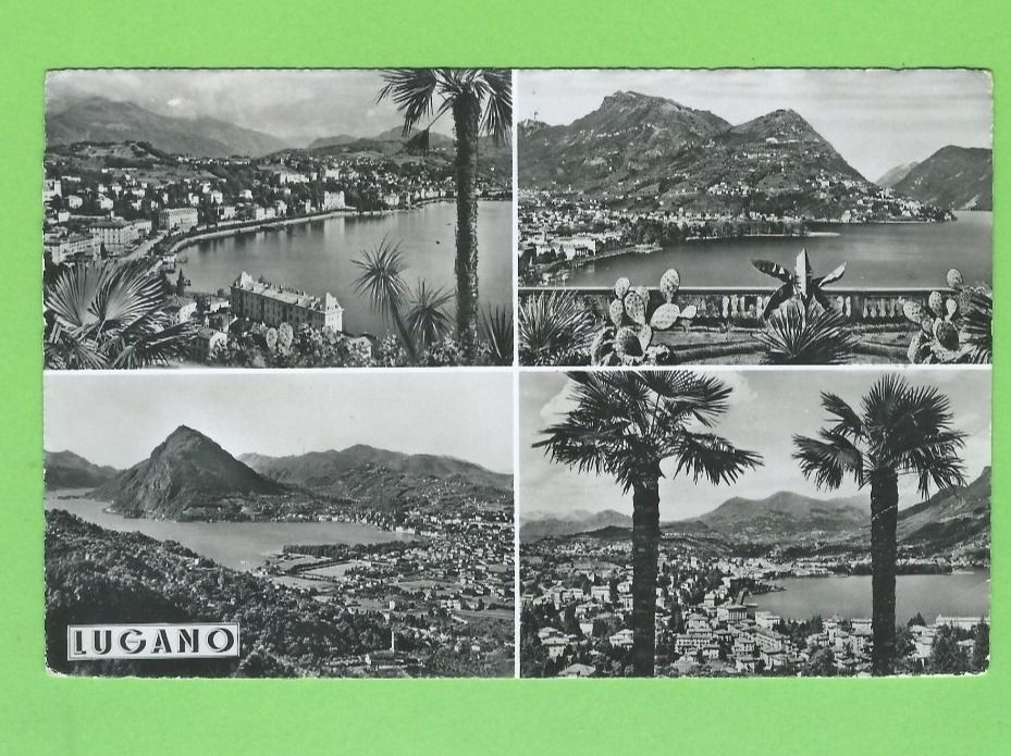 Ansichtskarten: Lugano – Gebraucht aus Zürich von t24_de
