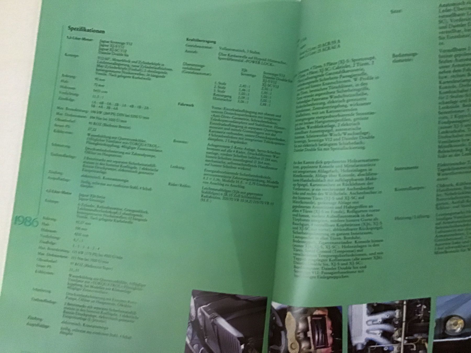 Jaguar Documents: Jaguar 1986 Programm Verkaufsprospekt – D'occasion à Scherzingen par Starseller62 7