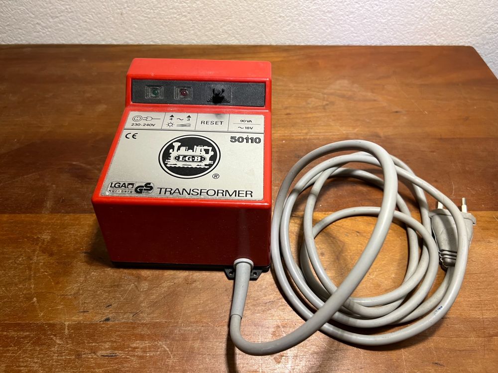 Transformateur LGB Lehmann 50110 Pour Train G Scale - 220V 5AMP 18V AC - Testé