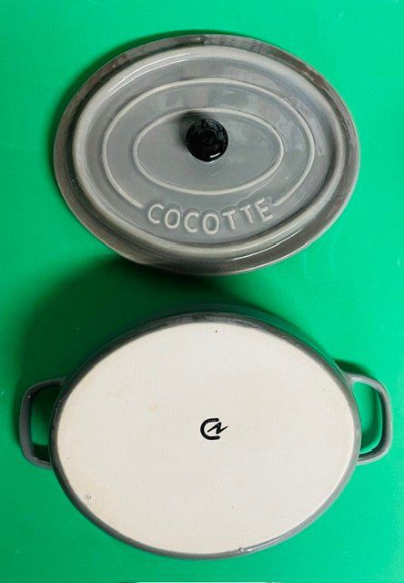 Casseroles: COCOTTE grau Emaille – D'occasion à Oberrieden par Ket25 2