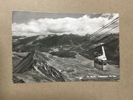AK s/w Luftseilbahn Piz Nair St.Moritz