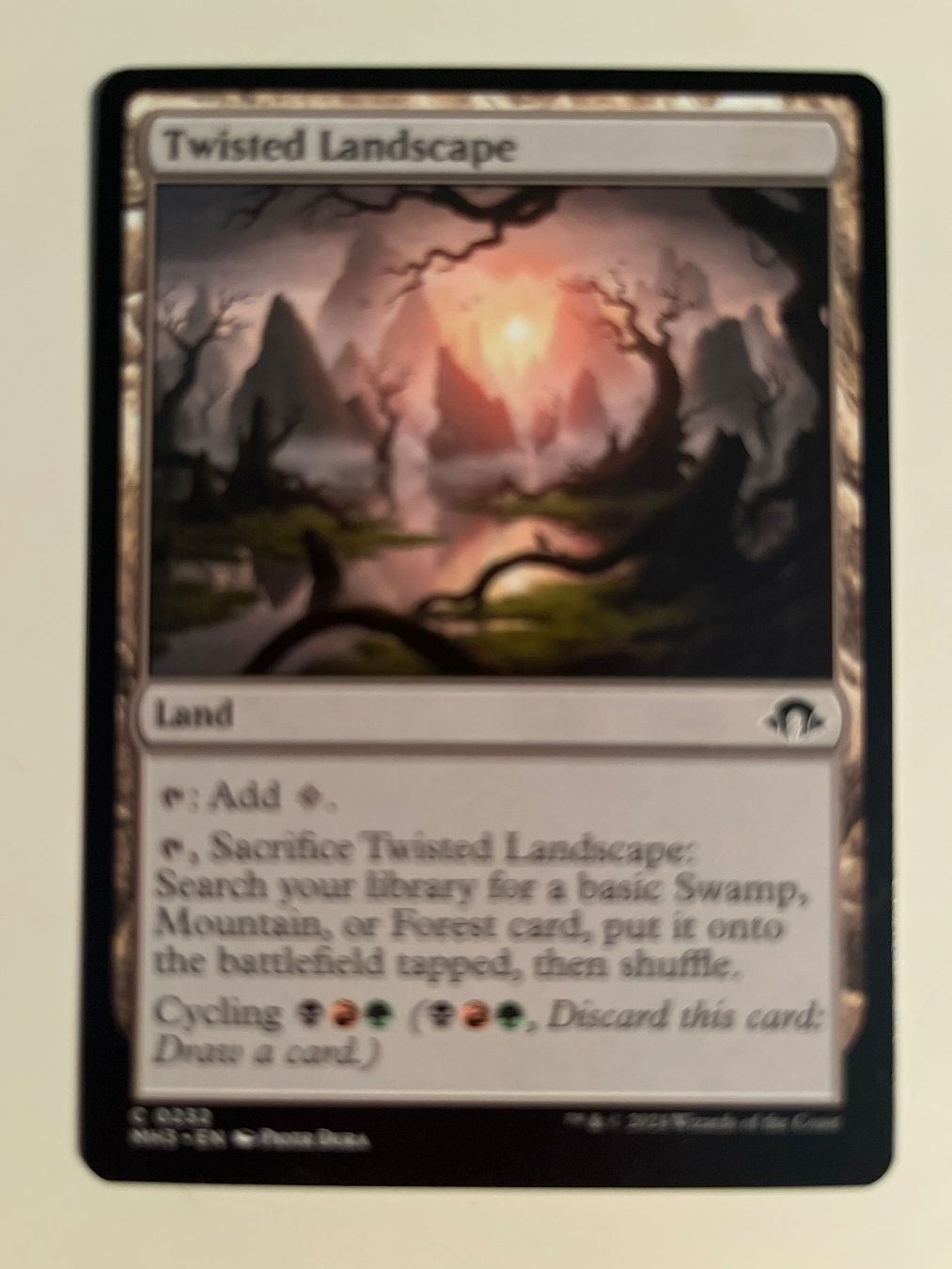 Magic The Gathering Sammelbilder & Trading cards: 1 x Twisted Landscape - Magic: The Gathering - MtG – Gebraucht aus Kriens von Shadi1980