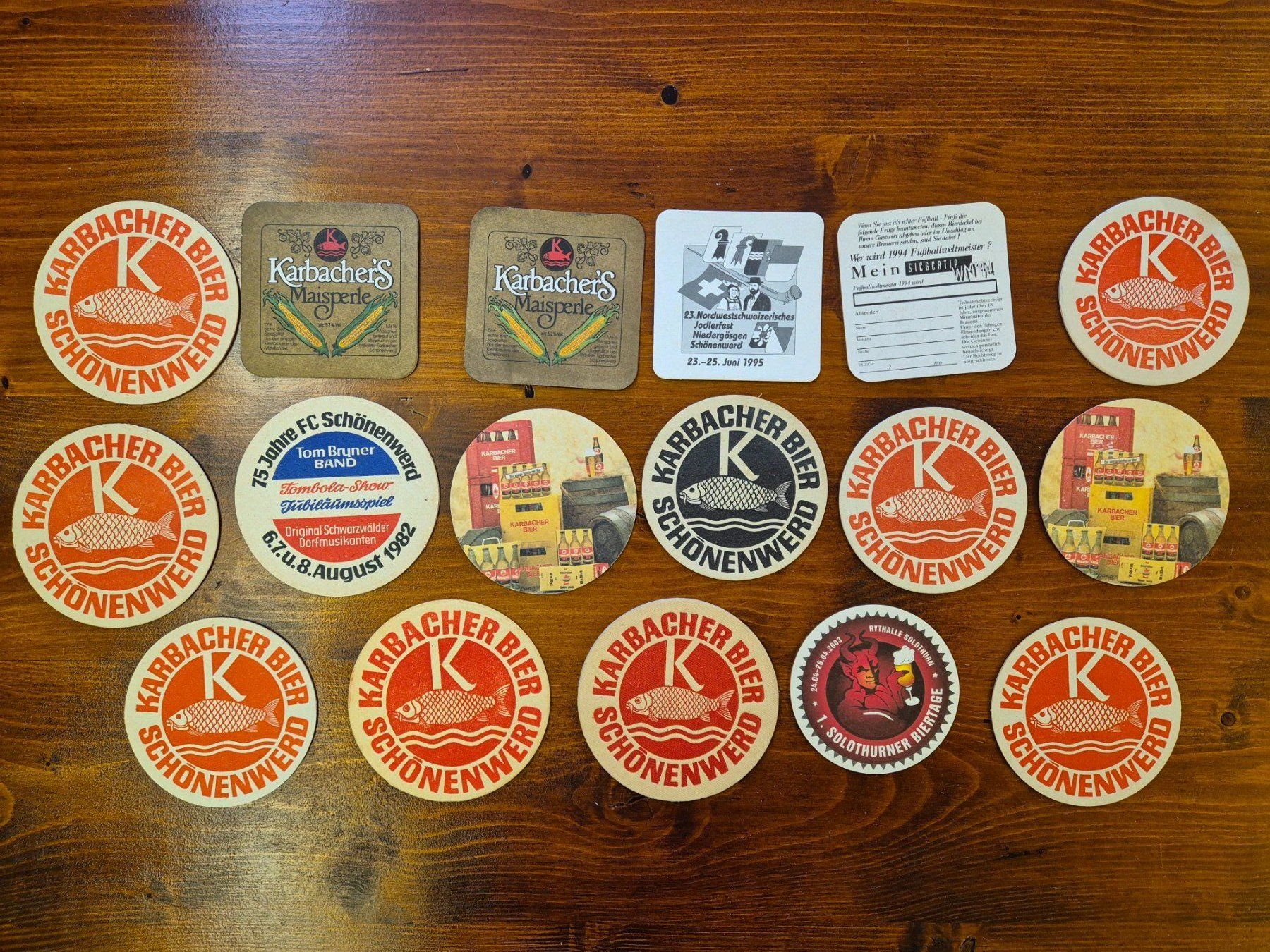 Sottobicchieri: Bier Brauerei Karbacher – Usato da St.Gallen venduto da Stocken64 1