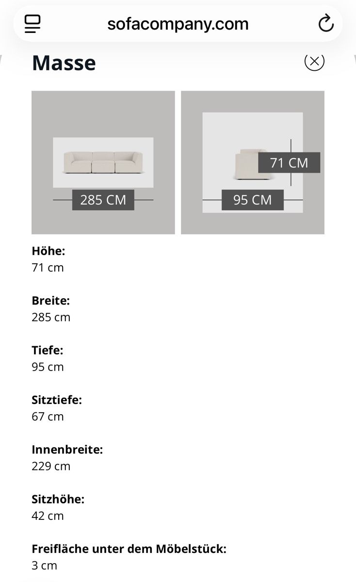 Sofas: SOFACOMPANY Modulsofa Dane – D'occasion à Stadel par mahurangi 5