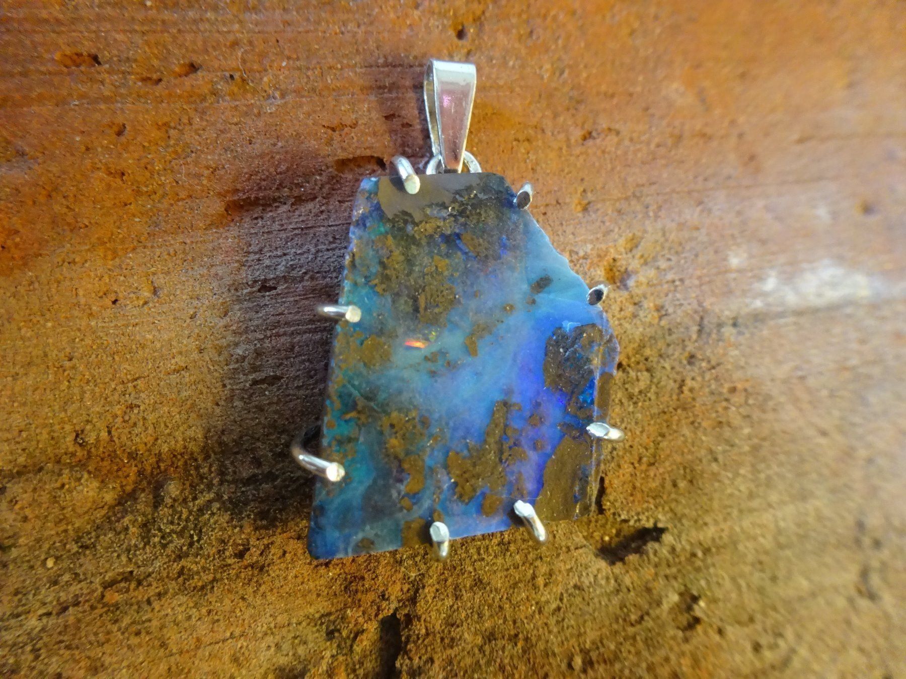 Ciondoli: Opal Anhänger S925 / Australien – Usato da Esslingen venduto da FetteSchnecke 7