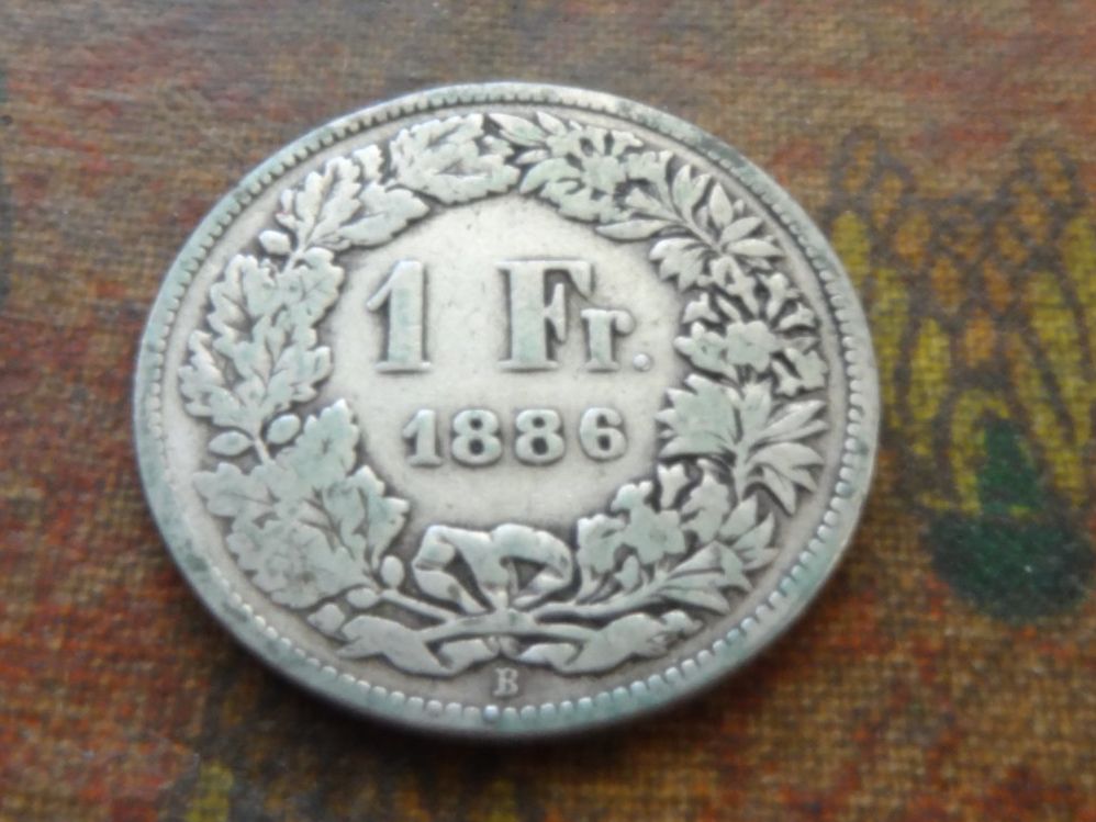 Tutti le monete: 1 Fr. 1886   (C) – Usato da Romanel-sur-Lausanne venduto da Swift13