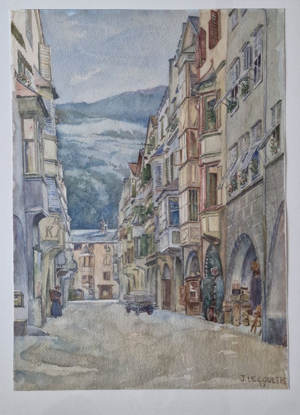 Dipinti: Aquarell / J. Lecoultre – Usato da Zürich venduto da B-Rock 2