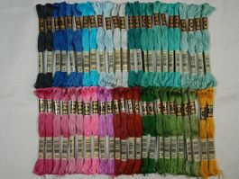 DMC Stickgarn Mouliné –  48er Pack – Sticktwist (Los A17)