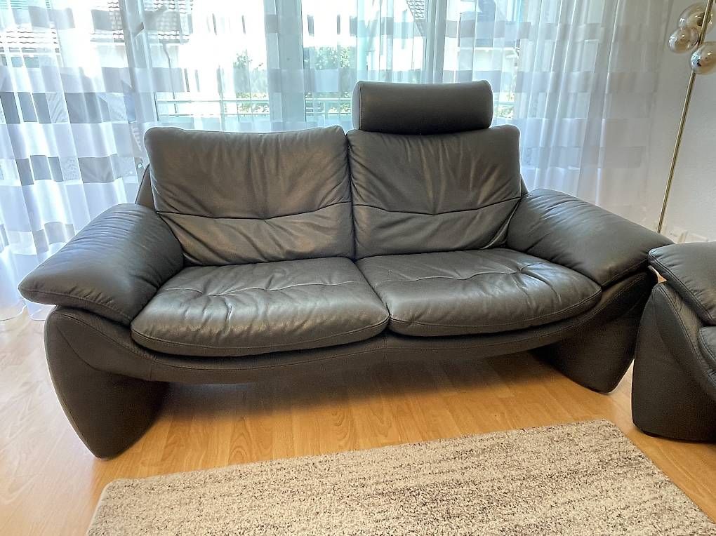 Sofas: Polstergruppe Dunkelgrau – D'occasion à Steinhausen par ceze6 1