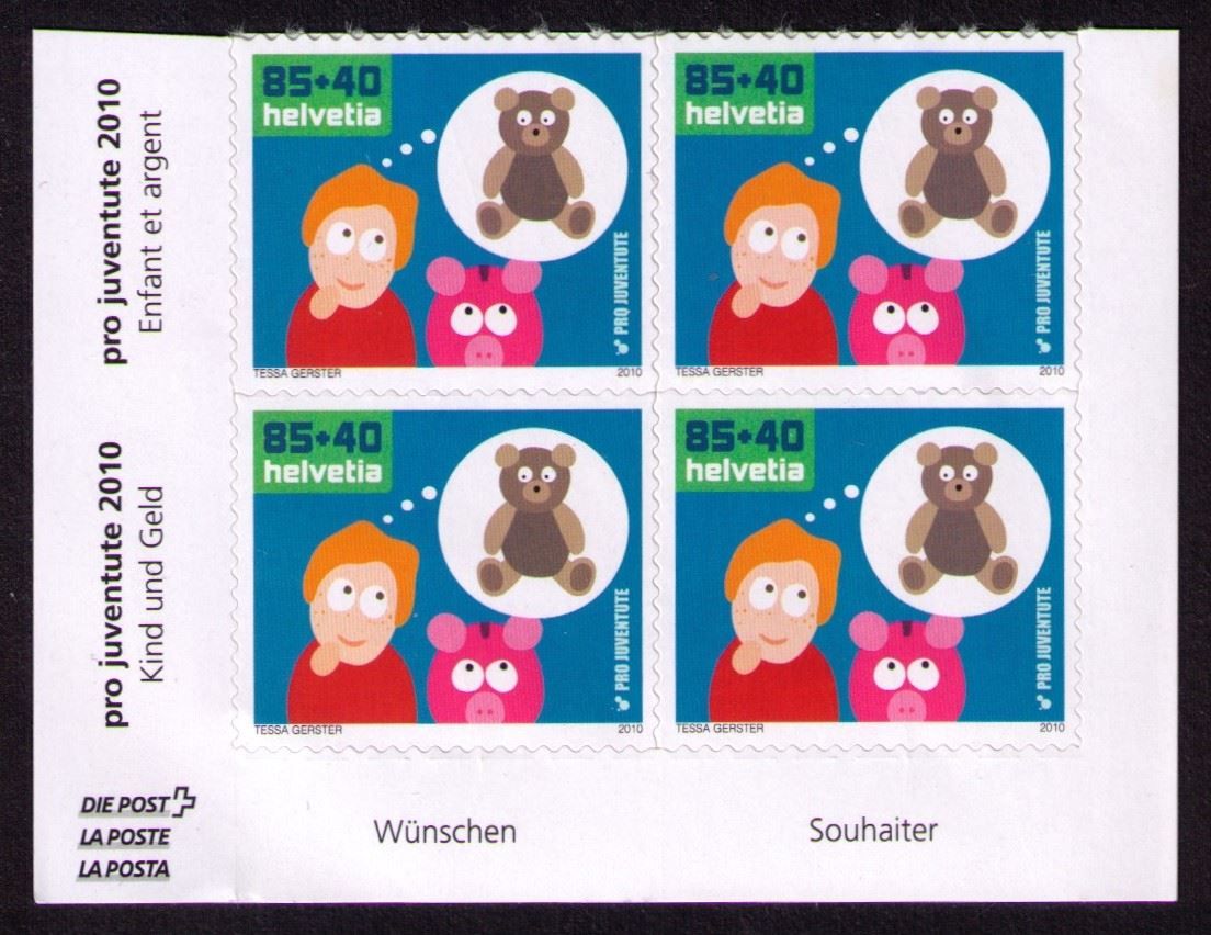 Tutti i francobolli: 2010_J397B_Pro Juventute "Sparschwein"_Bogenmarken-ECK-VB!** – Nuovo (secondo la descrizione) da Marthalen venduto da Ch_quality 3