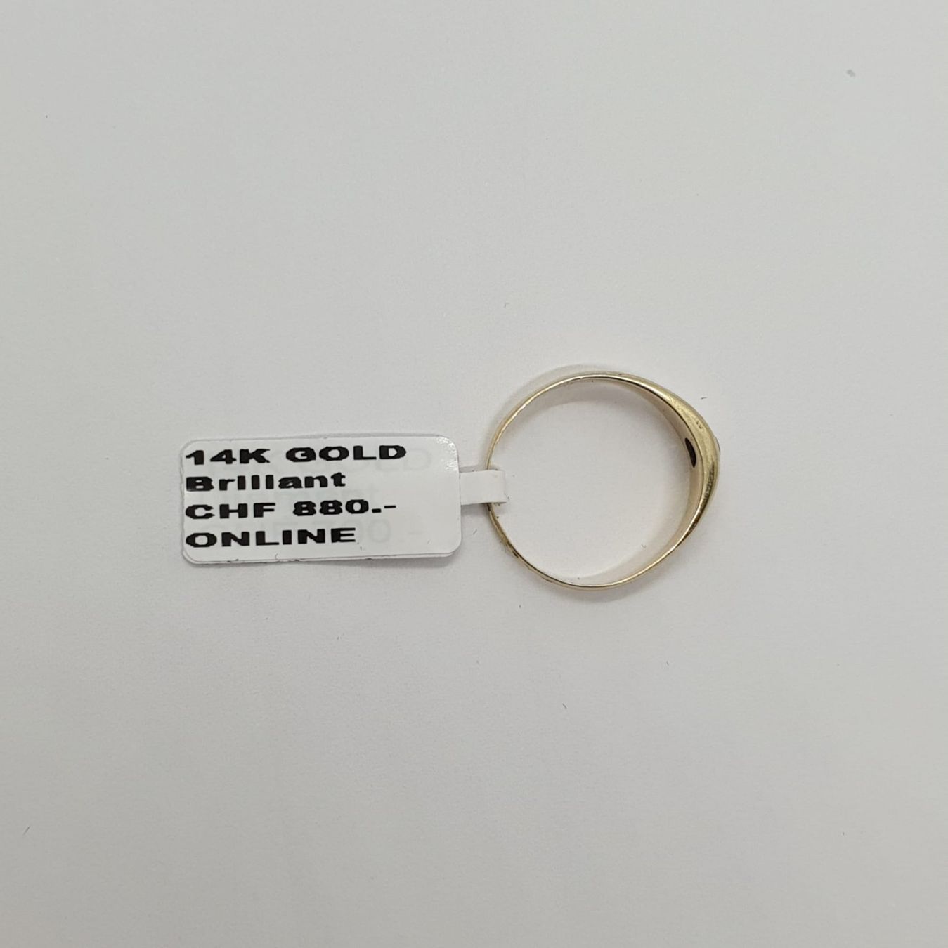 Anelli: Echt 14K Gold - Diamant Ring – Usato da Luzern venduto da Luzern-Goldhaus 2